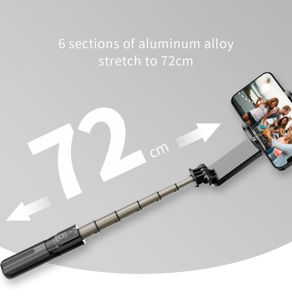 Three Color Temperatures Light Stabilizer Selfie Stick - Image 13