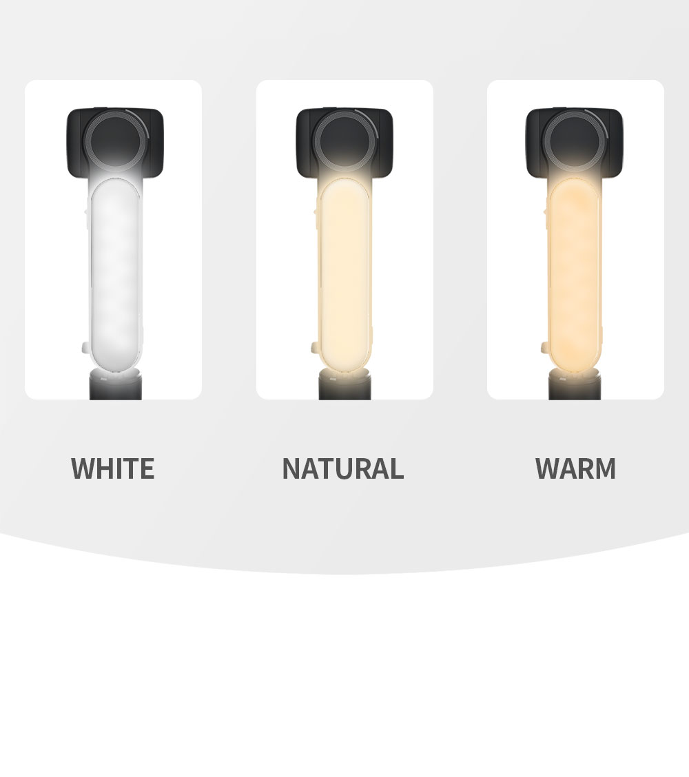 Three Color Temperatures Light Stabilizer Selfie Stick - Image 4